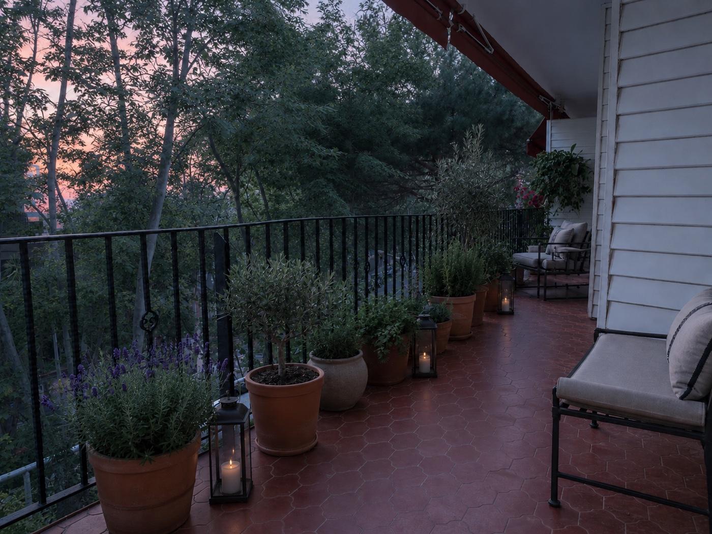 The Pedralbes view at dawn